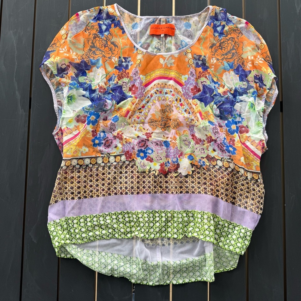Colorful Floral Women's Top